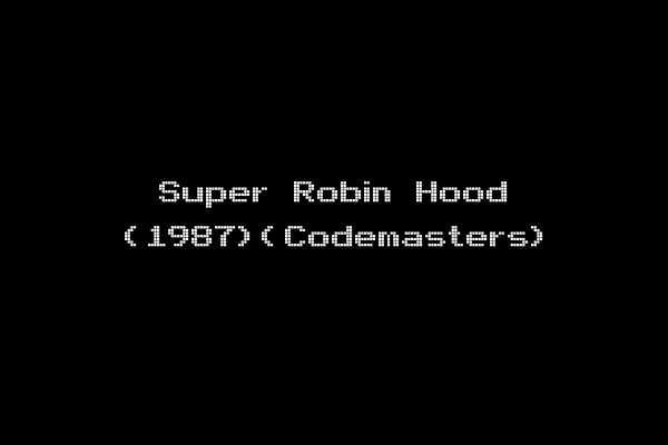 Super Robin Hood (1987)(Codemasters)