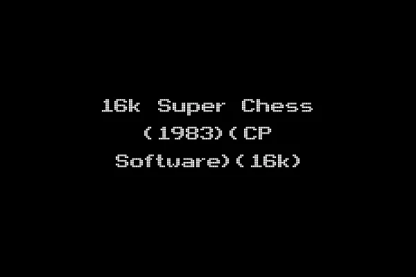 16k Super Chess (1983)(CP Software)(16k)