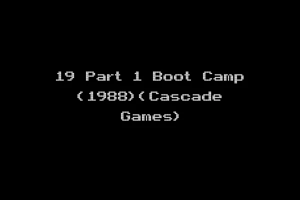 19 Part 1 Boot Camp (1988)(Cascade Games)