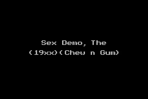 Sex Demo, The (19xx)(Chew n Gum)