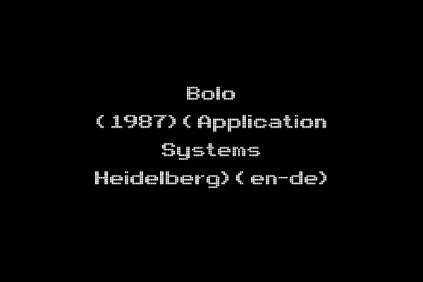Bolo (1987)(Application Systems Heidelberg)(en-de)