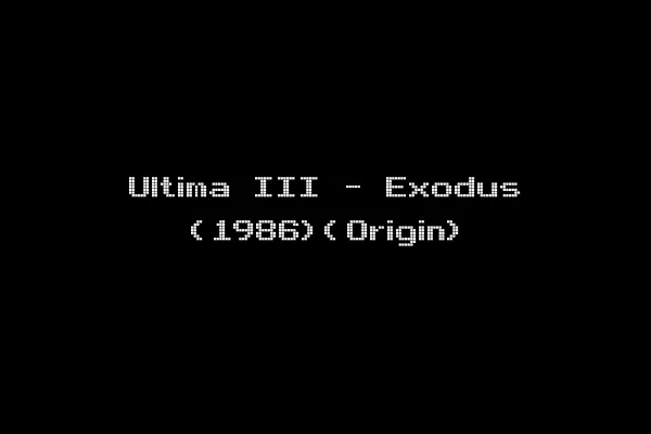 Ultima III - Exodus (1986)(Origin)