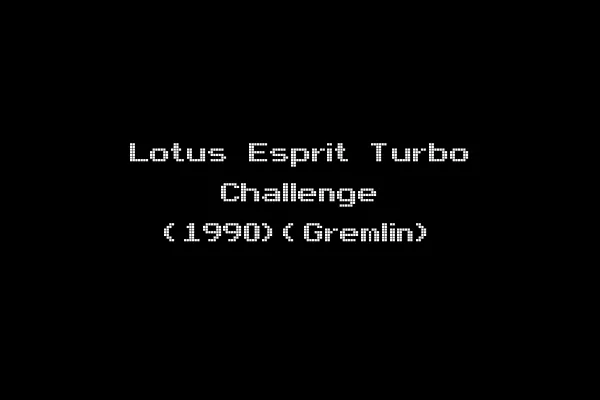 Lotus Esprit Turbo Challenge (1990)(Gremlin)