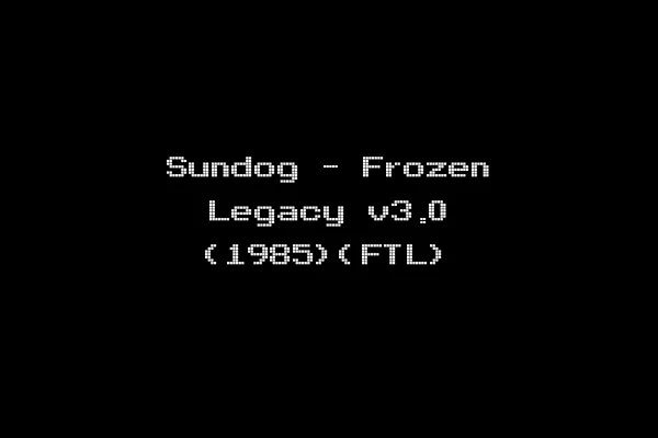 Sundog - Frozen Legacy v3.0 (1985)(FTL)