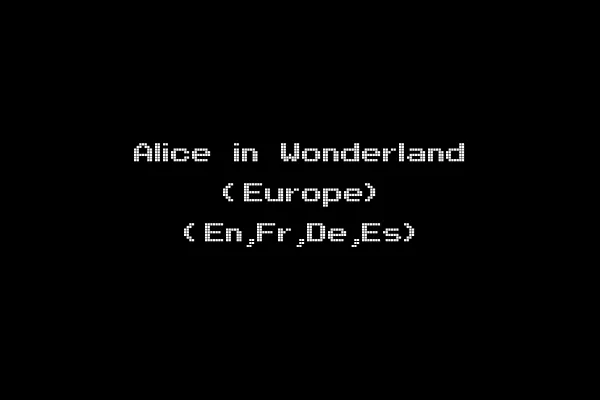 Alice in Wonderland (Europe) (En,Fr,De,Es)