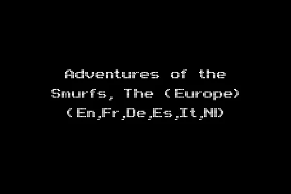 Adventures of the Smurfs, The (Europe) (En,Fr,De,Es,It,Nl)