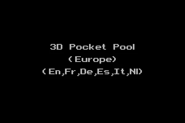 3D Pocket Pool (Europe) (En,Fr,De,Es,It,Nl)