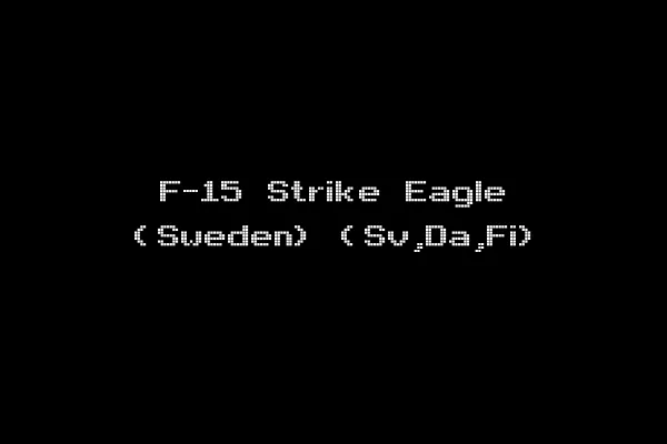 F-15 Strike Eagle (Sweden) (Sv,Da,Fi)