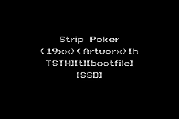 Strip Poker (19xx)(Artworx)[h TSTH][t][bootfile] [SSD]