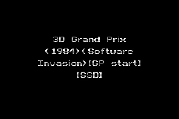 3D Grand Prix (1984)(Software Invasion)[GP start] [SSD]