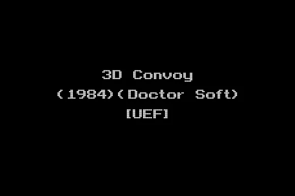 3D Convoy (1984)(Doctor Soft) [UEF]