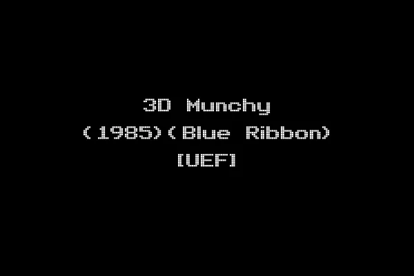 3D Munchy (1985)(Blue Ribbon) [UEF]