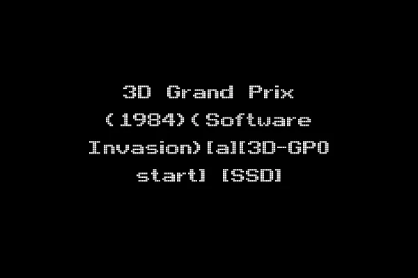 3D Grand Prix (1984)(Software Invasion)[a][3D-GP0 start] [SSD]