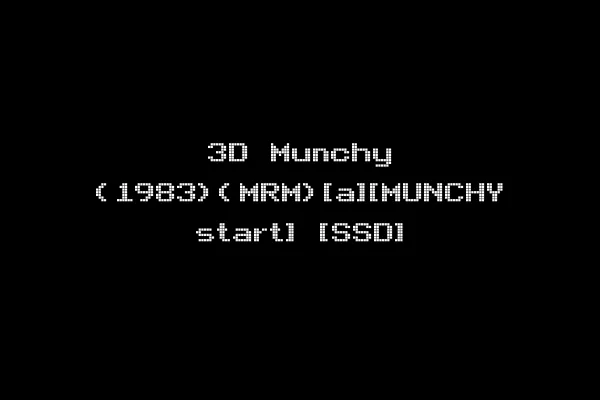 3D Munchy (1983)(MRM)[a][MUNCHY start] [SSD]