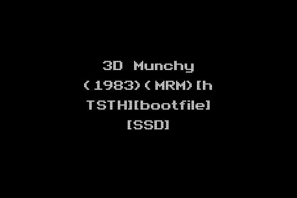 3D Munchy (1983)(MRM)[h TSTH][bootfile] [SSD]