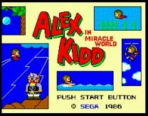 Alex Kidd in Miracle World (USA, Europe)