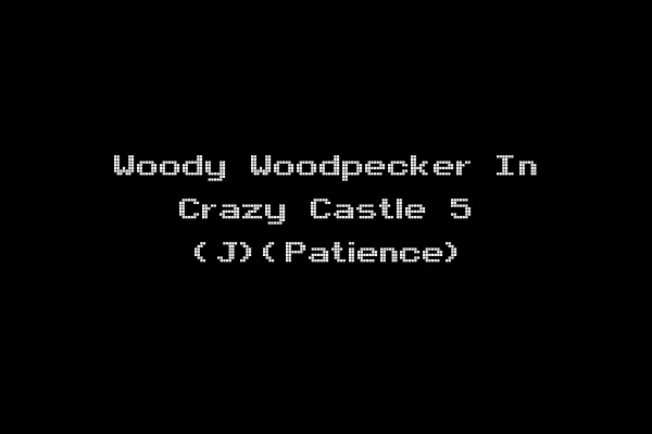 Woody Woodpecker In Crazy Castle 5 (J)(Patience)