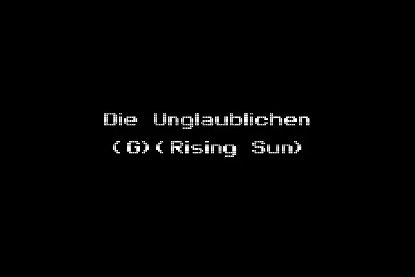 Die Unglaublichen (G)(Rising Sun)