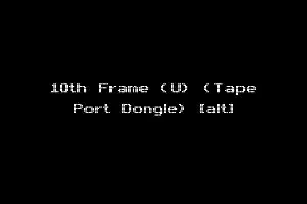 10th Frame (U) (Tape Port Dongle) [alt]