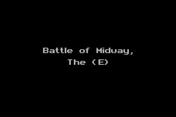 Battle of Midway, The (E)