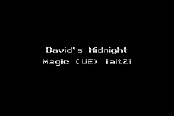 David's Midnight Magic (UE) [alt2]
