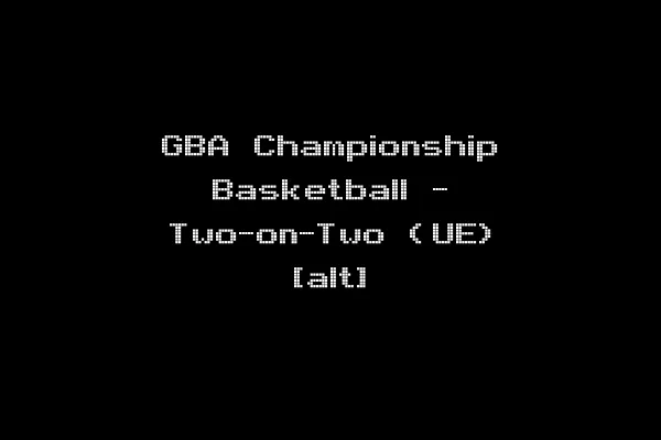 GBA Championship Basketball - Two-on-Two (UE) [alt]