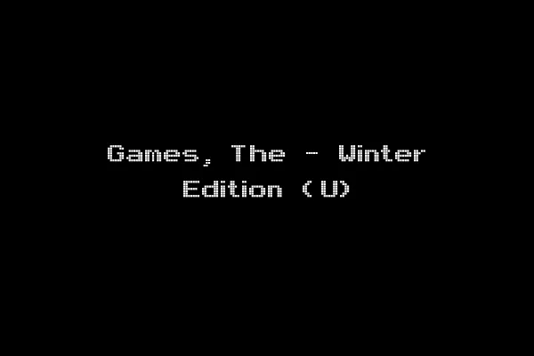 Games, The - Winter Edition (U)