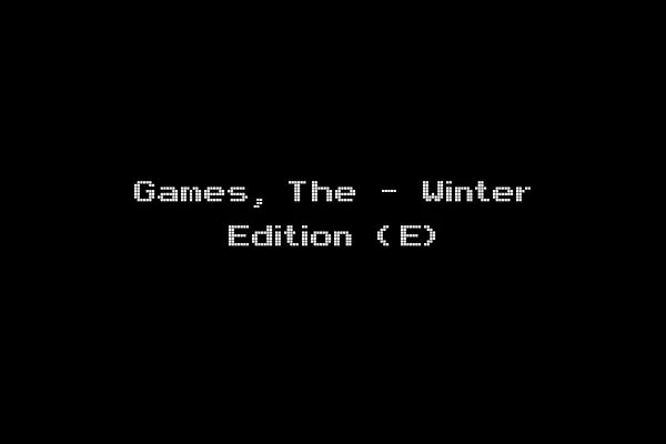 Games, The - Winter Edition (E)