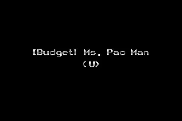 [Budget] Ms. Pac-Man (U)