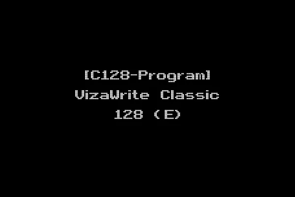 [C128-Program] VizaWrite Classic 128 (E)