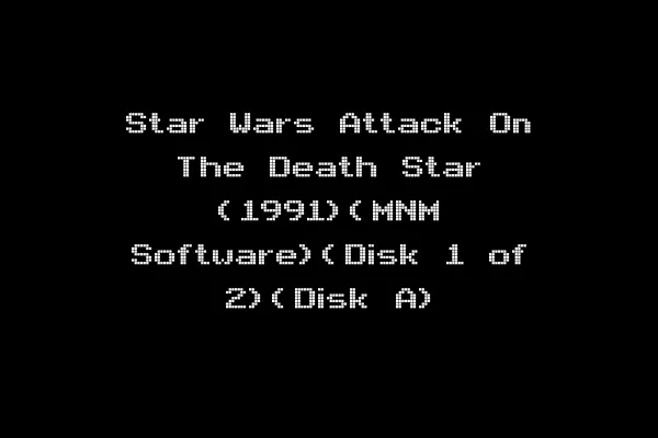 Star Wars Attack On The Death Star (1991)(MNM Software)(Disk 1 of 2)(Disk A)