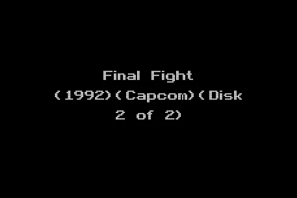 Final Fight (1992)(Capcom)(Disk 2 of 2)