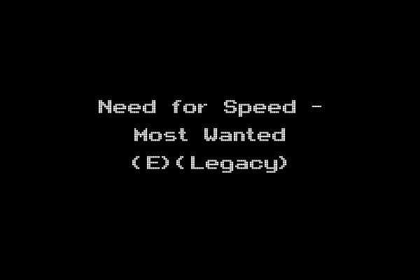 Need for Speed - Most Wanted (E)(Legacy)