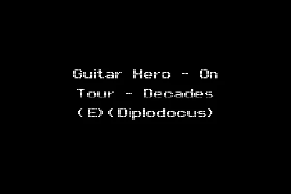 Guitar Hero - On Tour - Decades (E)(Diplodocus)