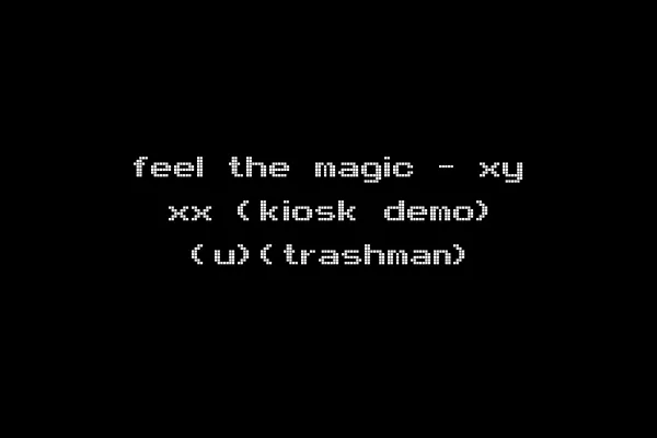 feel the magic - xy xx (kiosk demo) (u)(trashman)