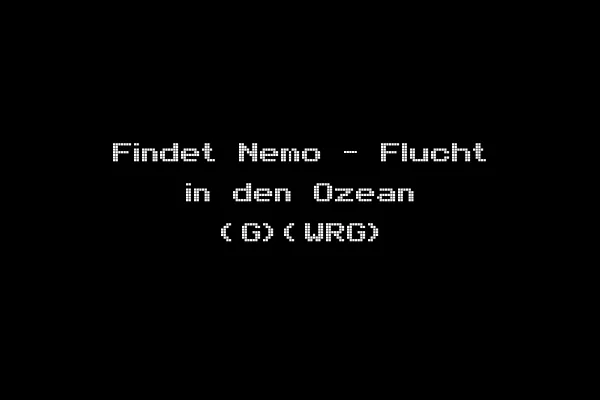 Findet Nemo - Flucht in den Ozean (G)(WRG)
