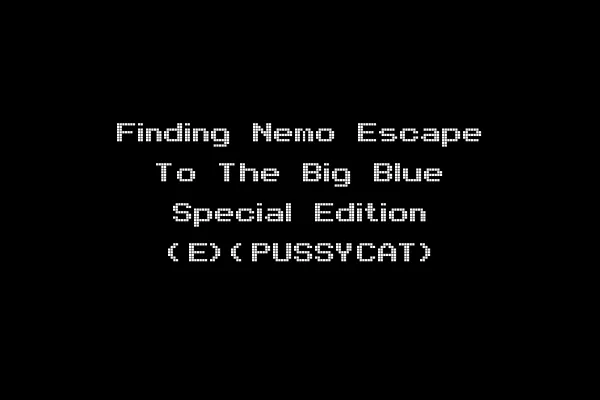 Finding Nemo Escape To The Big Blue Special Edition (E)(PUSSYCAT)