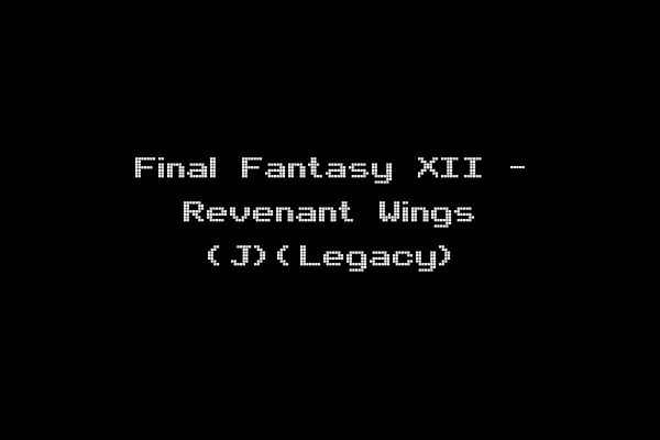 Final Fantasy XII - Revenant Wings (J)(Legacy)