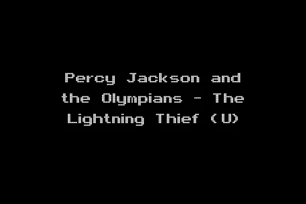 Percy Jackson and the Olympians - The Lightning Thief (U)