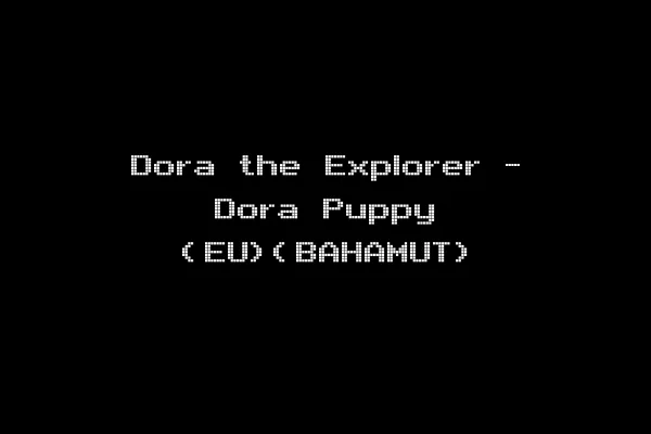Dora the Explorer - Dora Puppy (EU)(BAHAMUT)