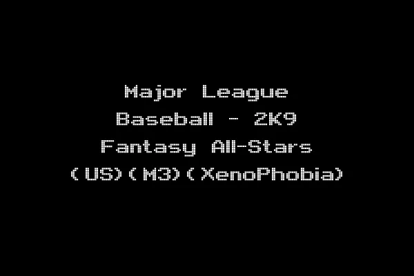 Major League Baseball - 2K9 Fantasy All-Stars (US)(M3)(XenoPhobia)