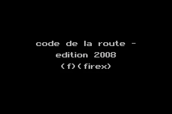 code de la route - edition 2008 (f)(firex)