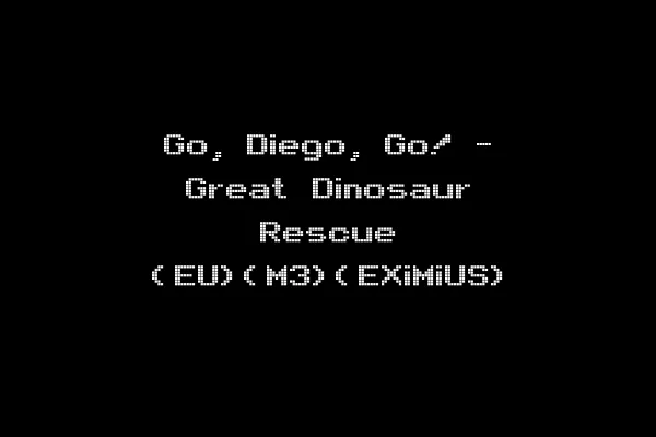Go, Diego, Go! - Great Dinosaur Rescue (EU)(M3)(EXiMiUS)