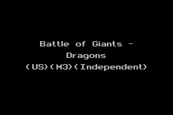 Battle of Giants - Dragons (US)(M3)(Independent)