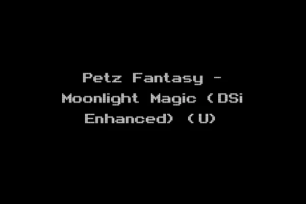 Petz Fantasy - Moonlight Magic (DSi Enhanced) (U)