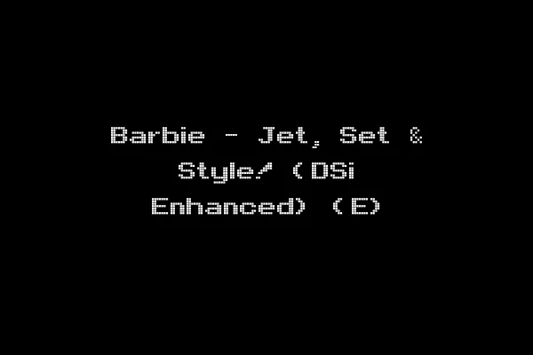 Barbie - Jet, Set & Style! (DSi Enhanced) (E)