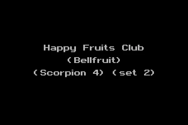 Happy Fruits Club (Bellfruit) (Scorpion 4) (set 2)