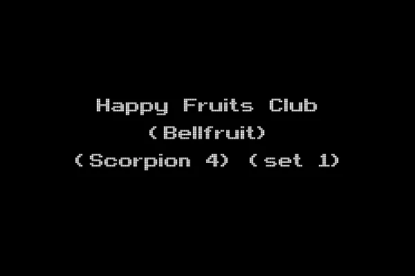 Happy Fruits Club (Bellfruit) (Scorpion 4) (set 1)