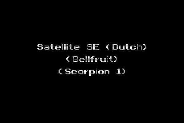 Satellite SE (Dutch) (Bellfruit) (Scorpion 1)