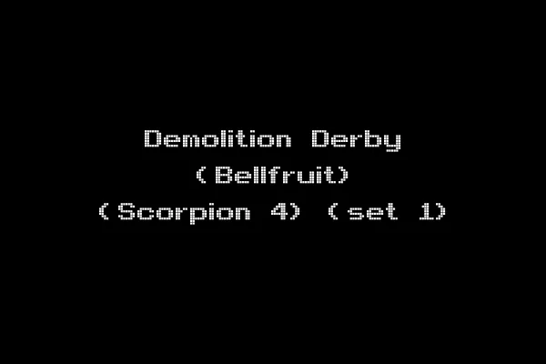 Demolition Derby (Bellfruit) (Scorpion 4) (set 1)